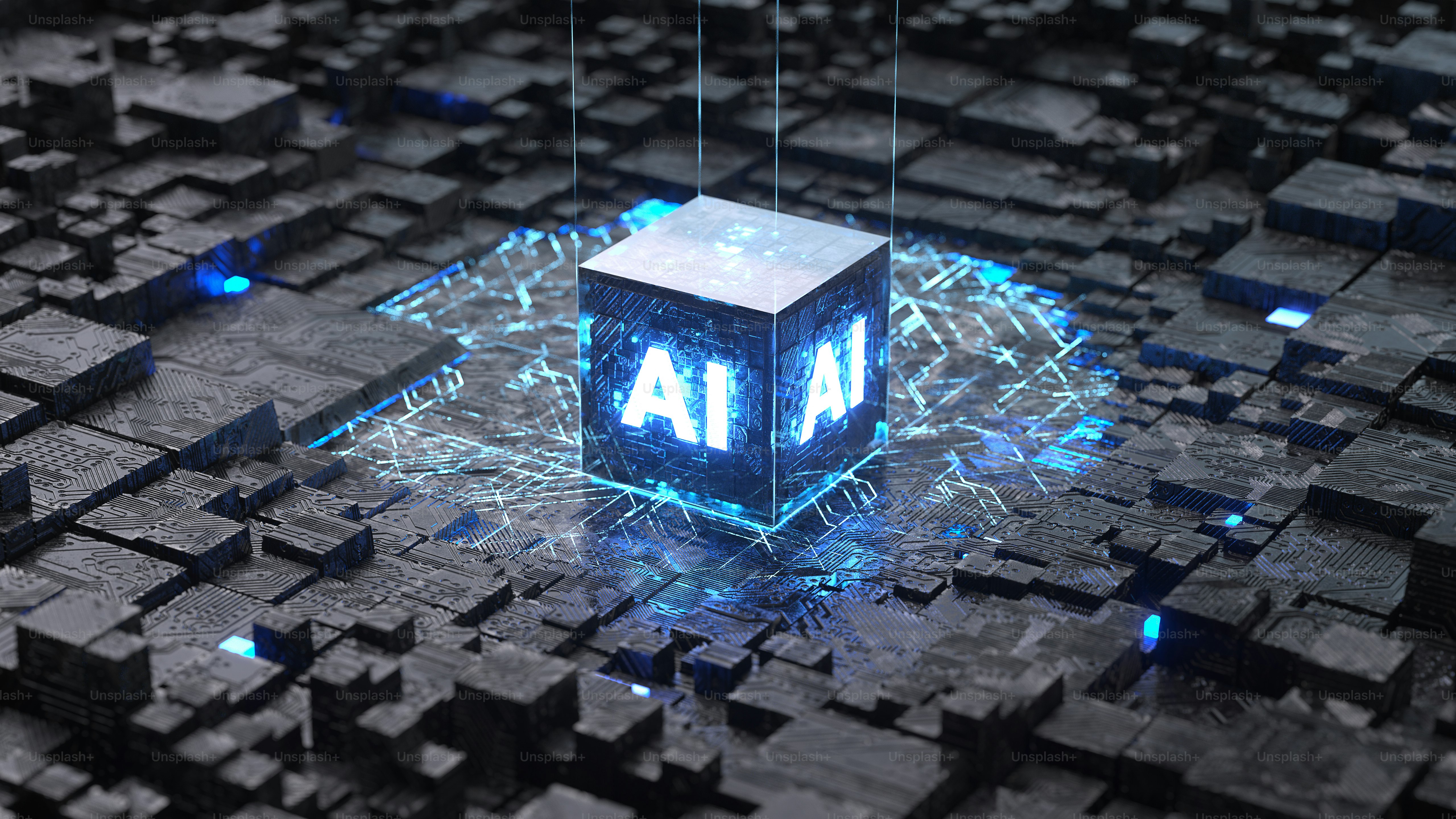 AI, Artificial Intelligence concept,3d rendering,conceptual image